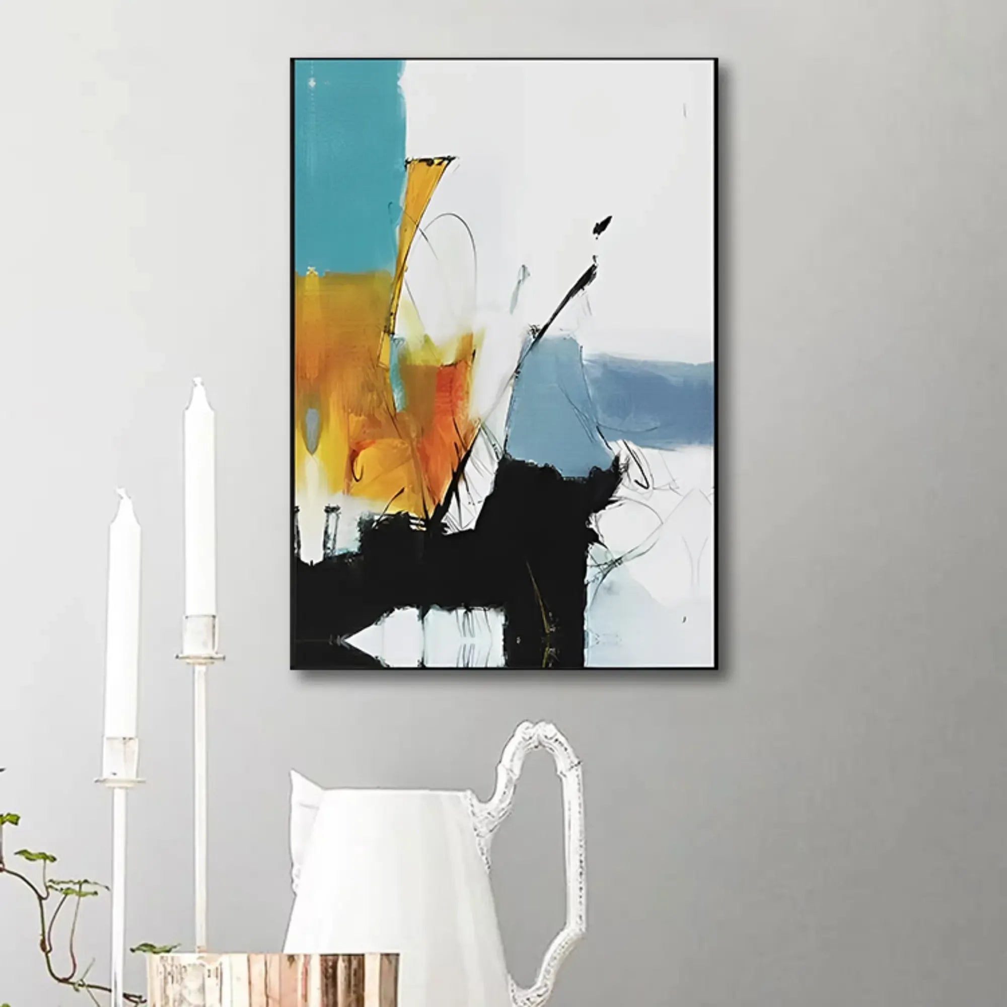 Großes Gemälde - Explosión de Color