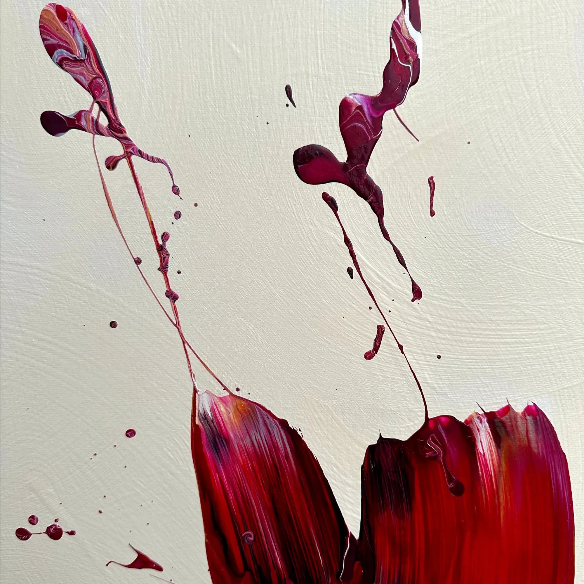 Großes Gemälde - Fabulous beings „Energetic no. 3“ Default Title