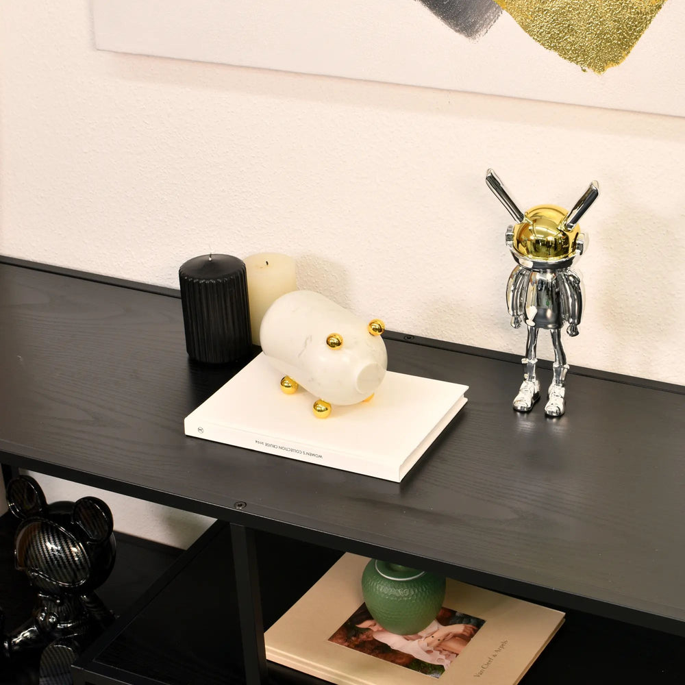 Tierfigur - Skulpturales Designobjekt Pop-Statement Orbis Doré