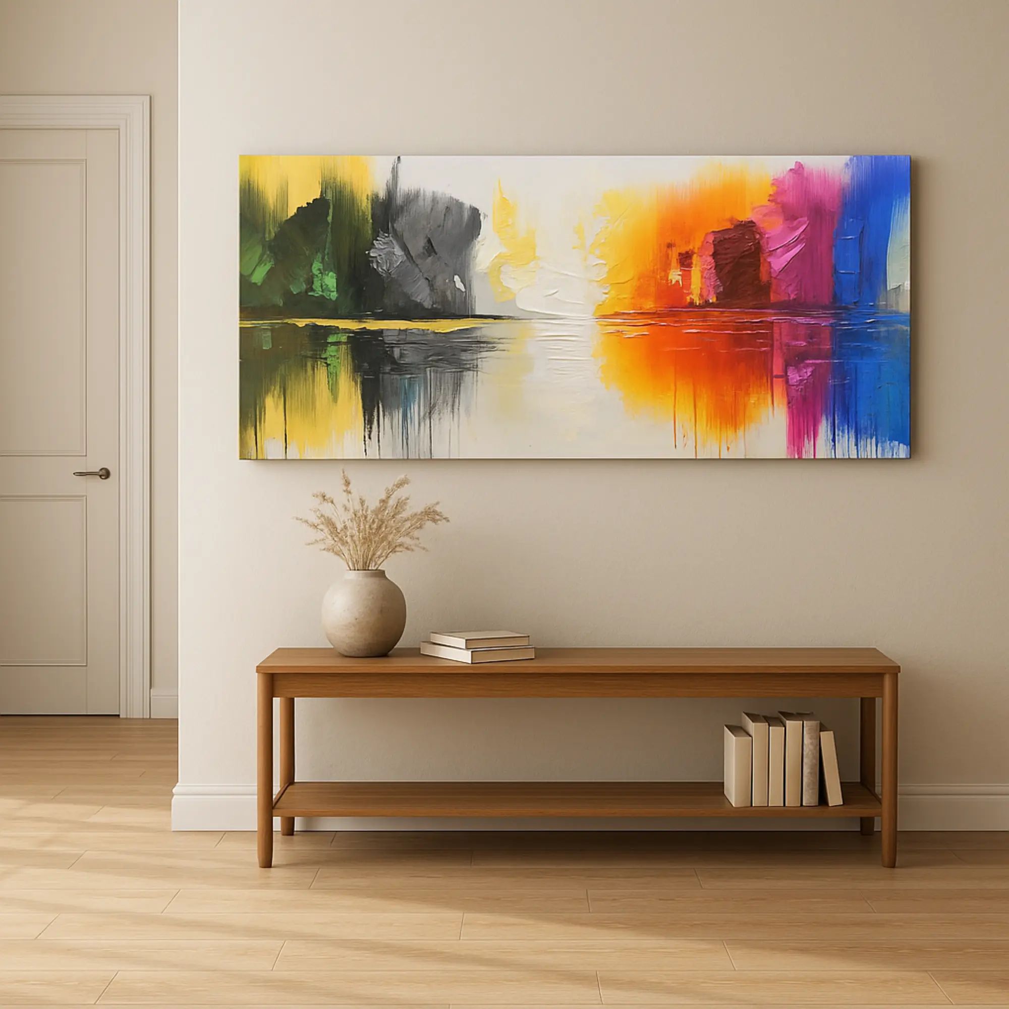 Großes Gemälde - Farben der Stille Default Title