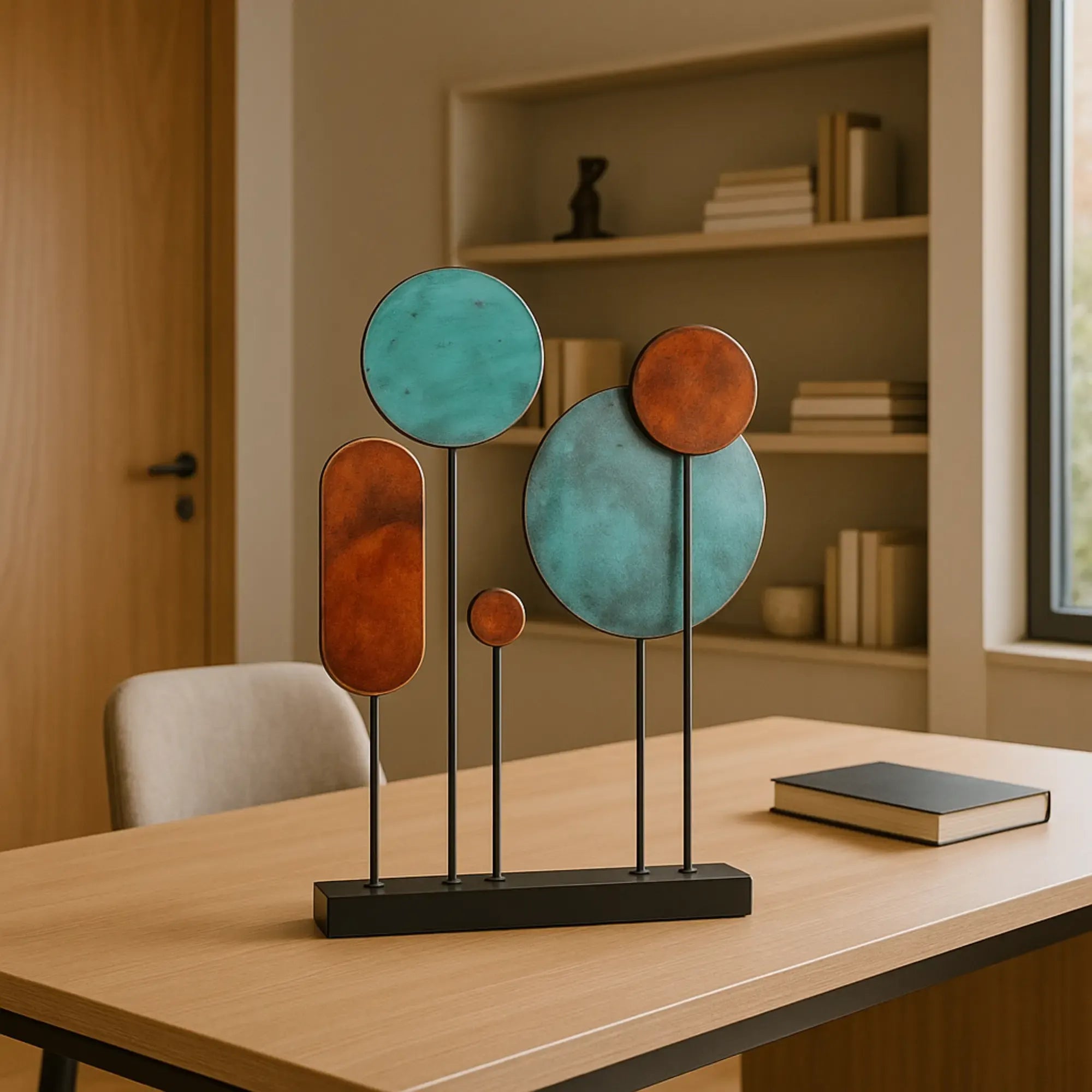 Dekoobjekt - Metallkunst - Großes Deko-Objekt Dekoskulptur Arte Astratta Default Title