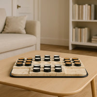 Tischspiel - Solitär-Spiel - Luxus Tic-Tac-Toe Brettspiel Ludus Magnus