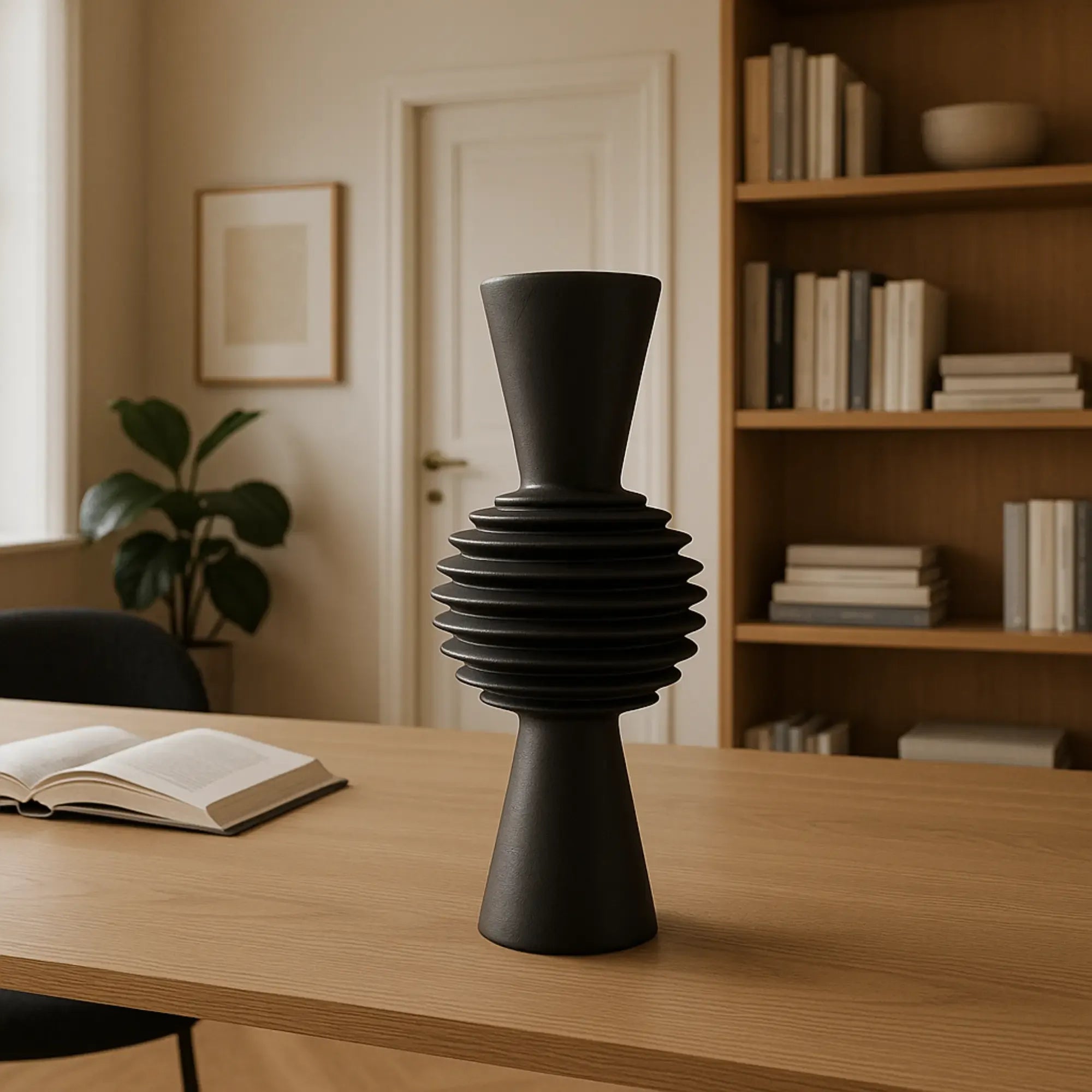Dekoobjekt - skulpturform - Außergewöhnliches Deko abstraktes Tischdeko Ebon Form Default Title
