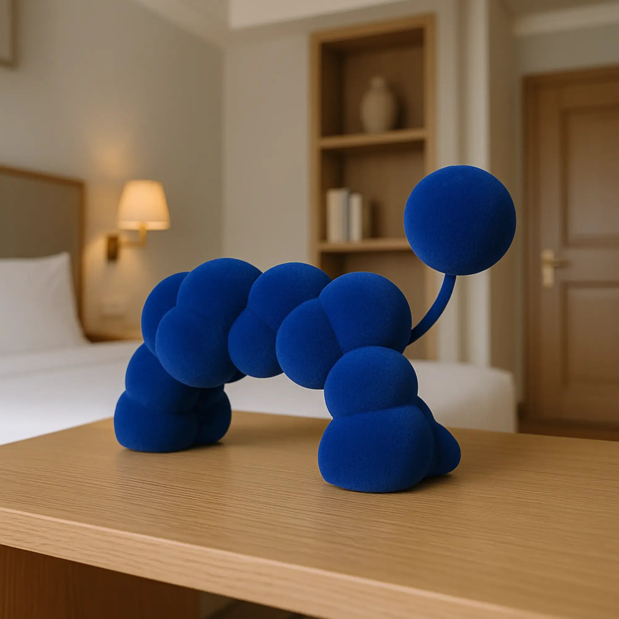 Samtfigur - beflockt - Einzigartiges Deko-Objekt Dekofigur Velvet Abstrakt