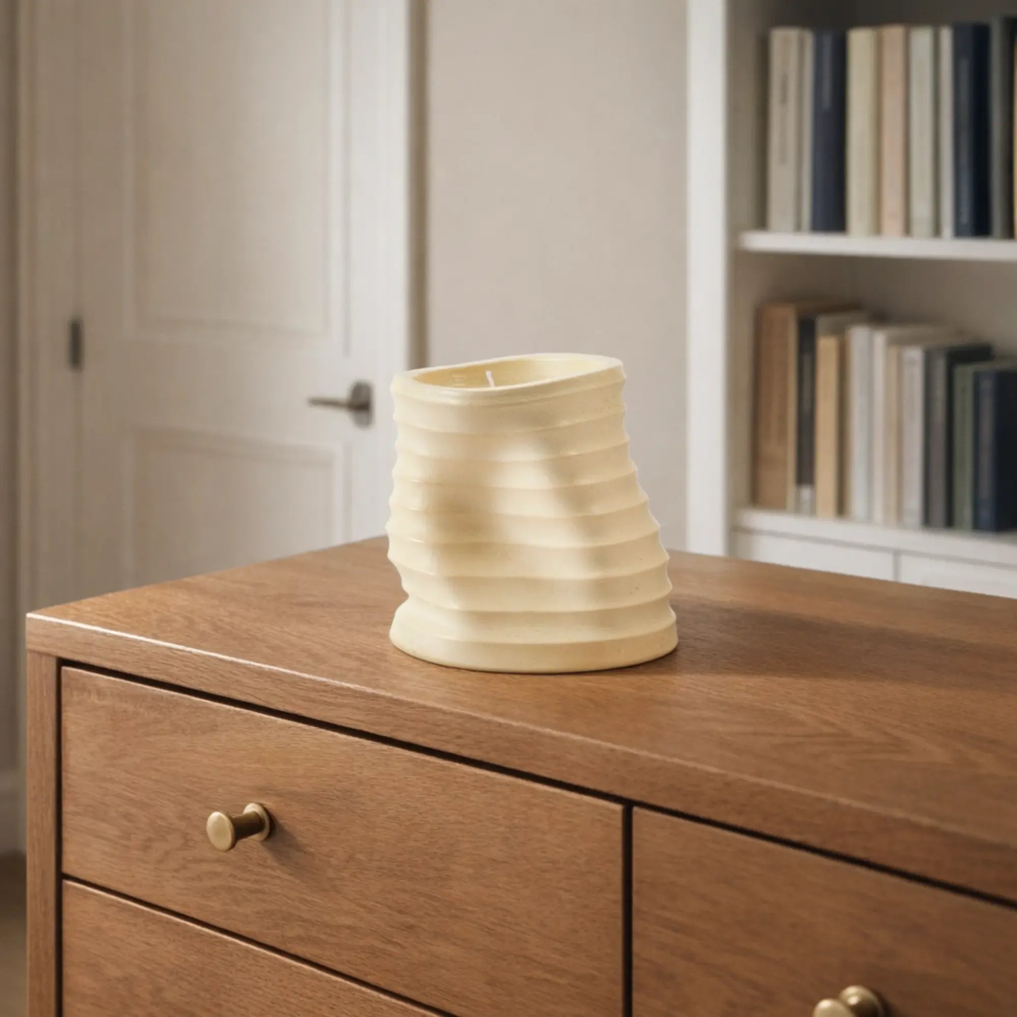 Duftkerze - Beton Design Kerze – Aroma Keramikkerze – Minimalistische Designkerze Ondula Nan