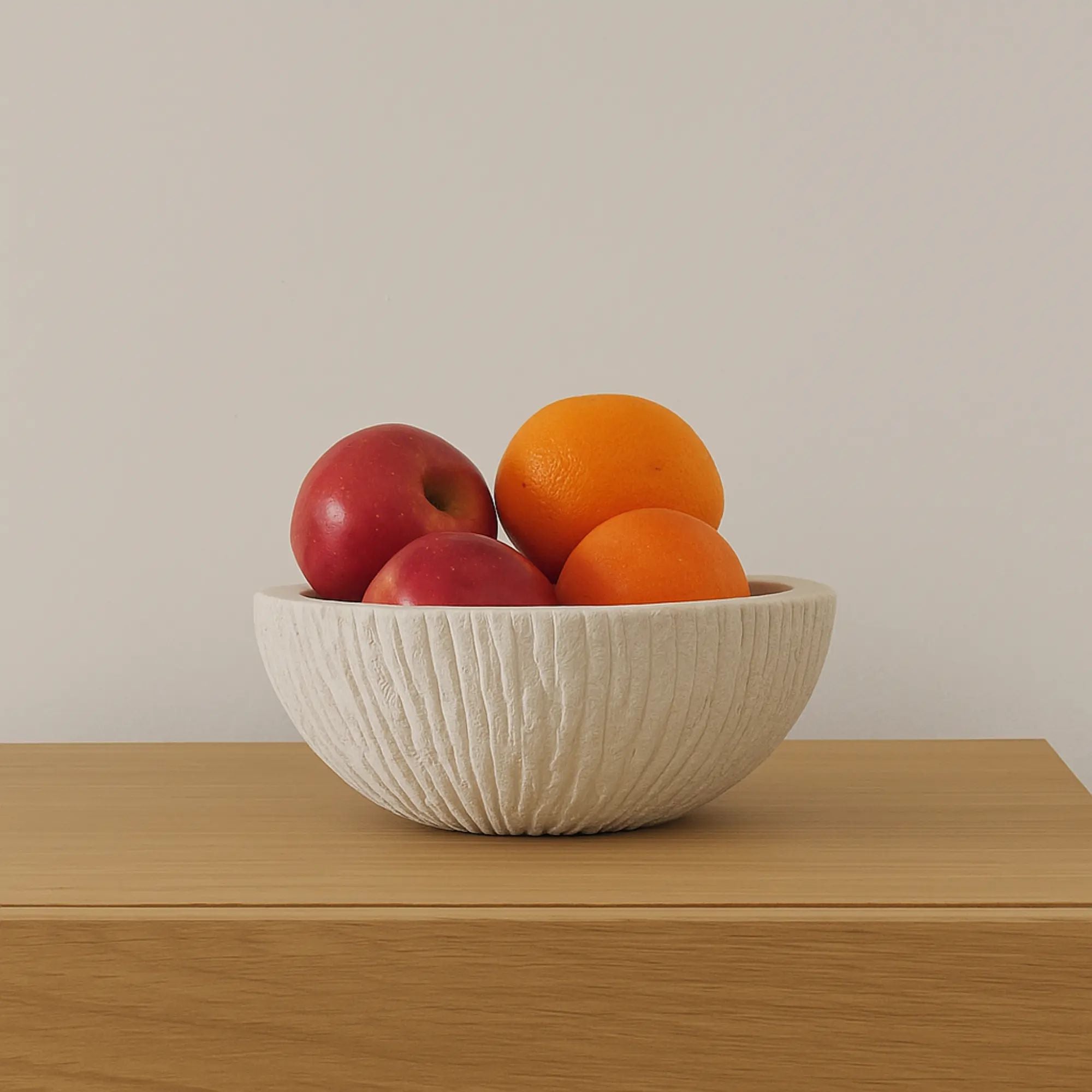 Servierschale - Relief Design 20cm - Schöne runde Obstschale Afina Default Title