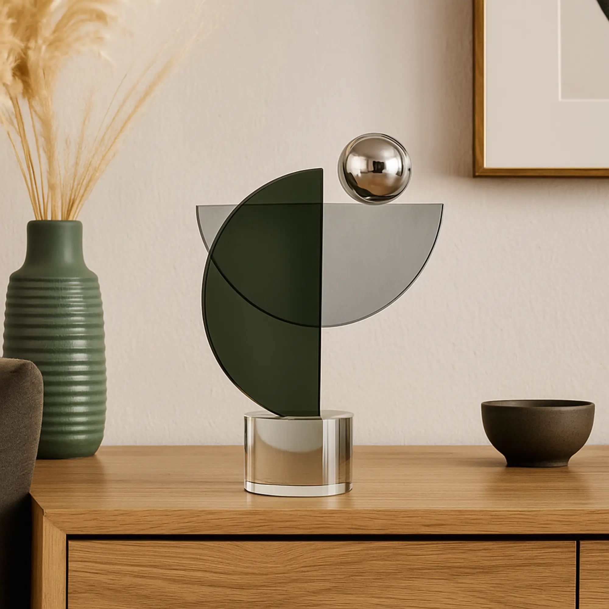 Dekoobjekt - geometirsch - Design Skulptur für Wohnzimmer Regal-Deko Géométrique Default Title
