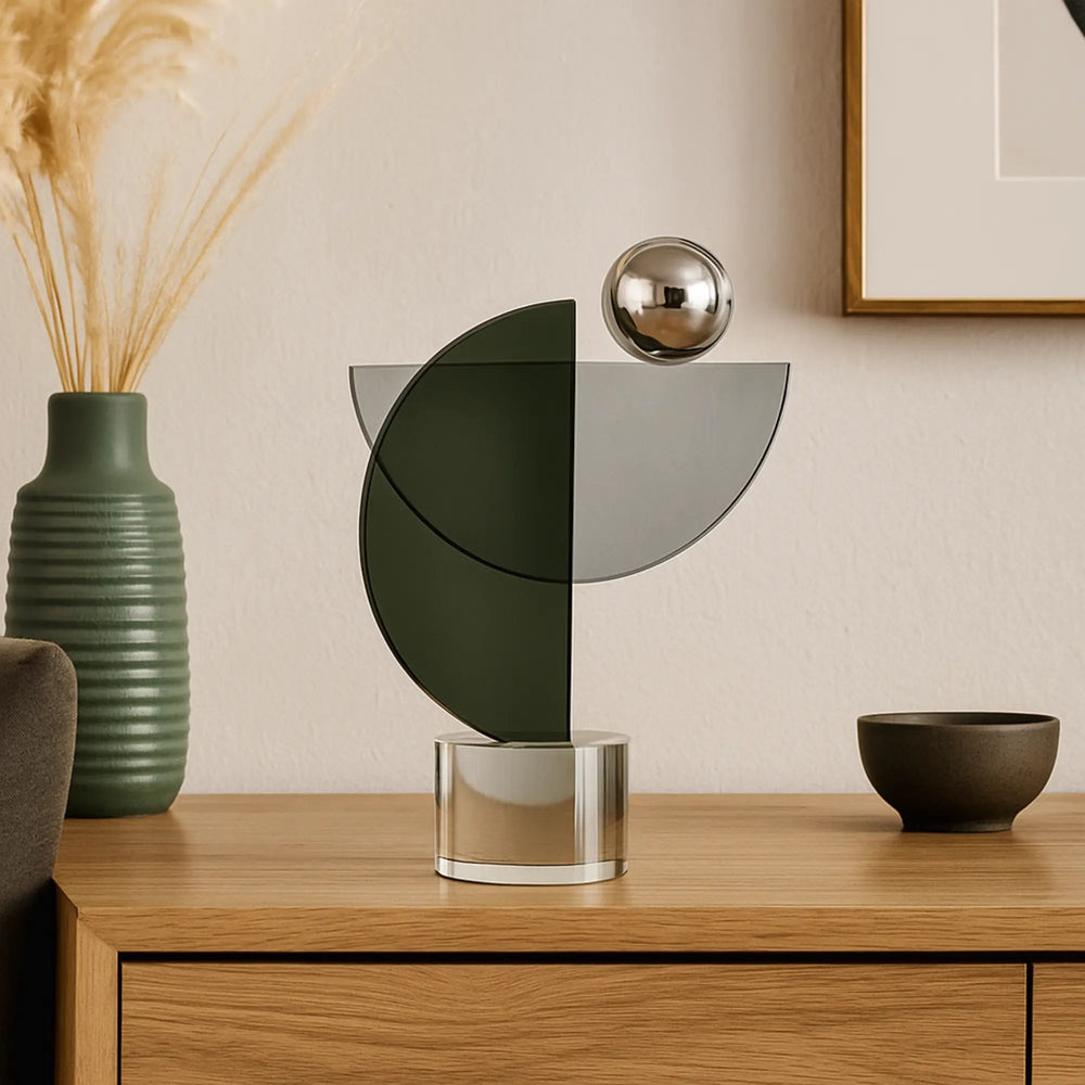 Dekoobjekt - geometirsch - Design Skulptur für Wohnzimmer Regal-Deko Géométrique