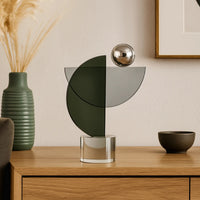 Dekoobjekt - geometirsch - Design Skulptur für Wohnzimmer Regal-Deko Géométrique