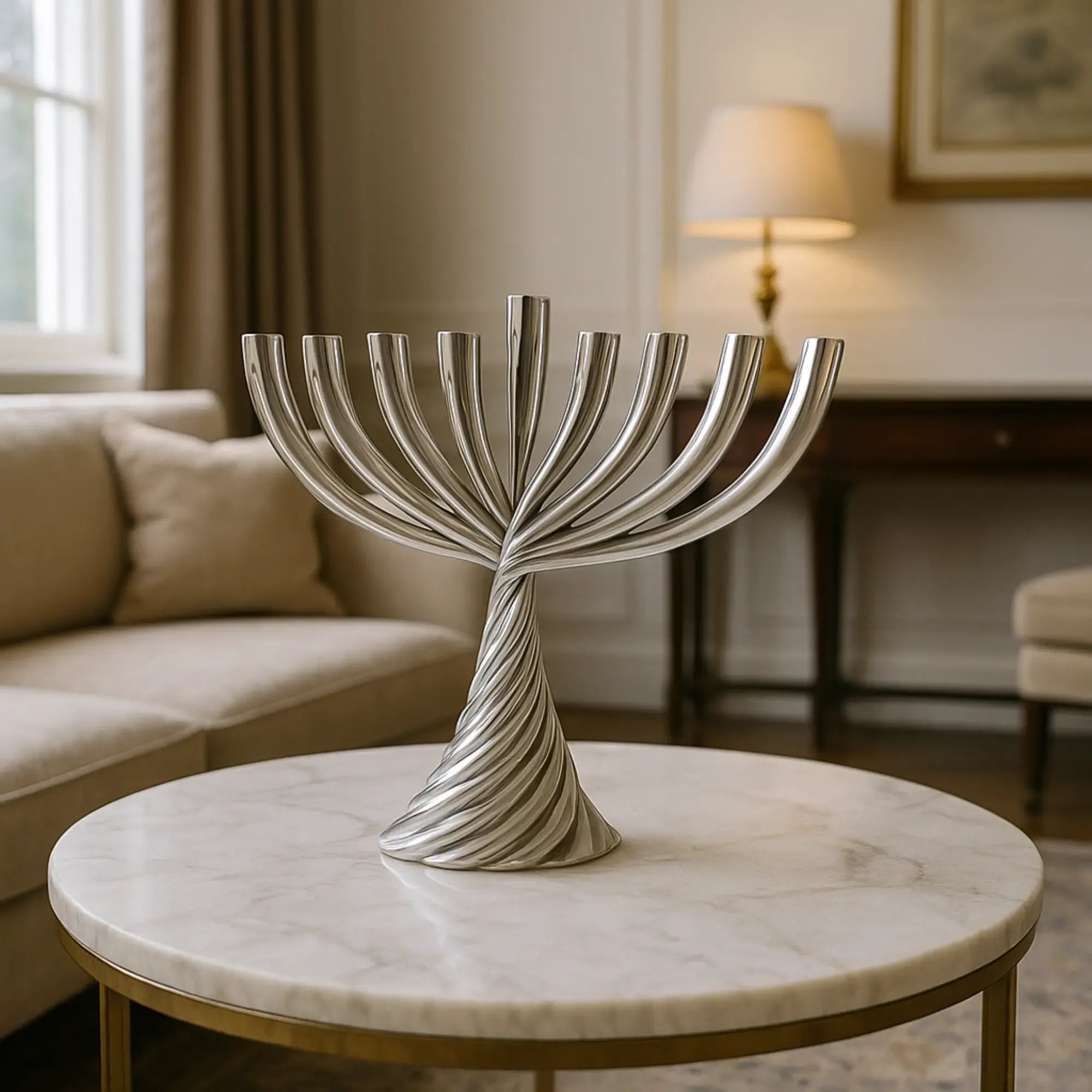 Kerzenständer - Chanukka-Menora - Design Kerzenständer 9 Flammig Chanukkia