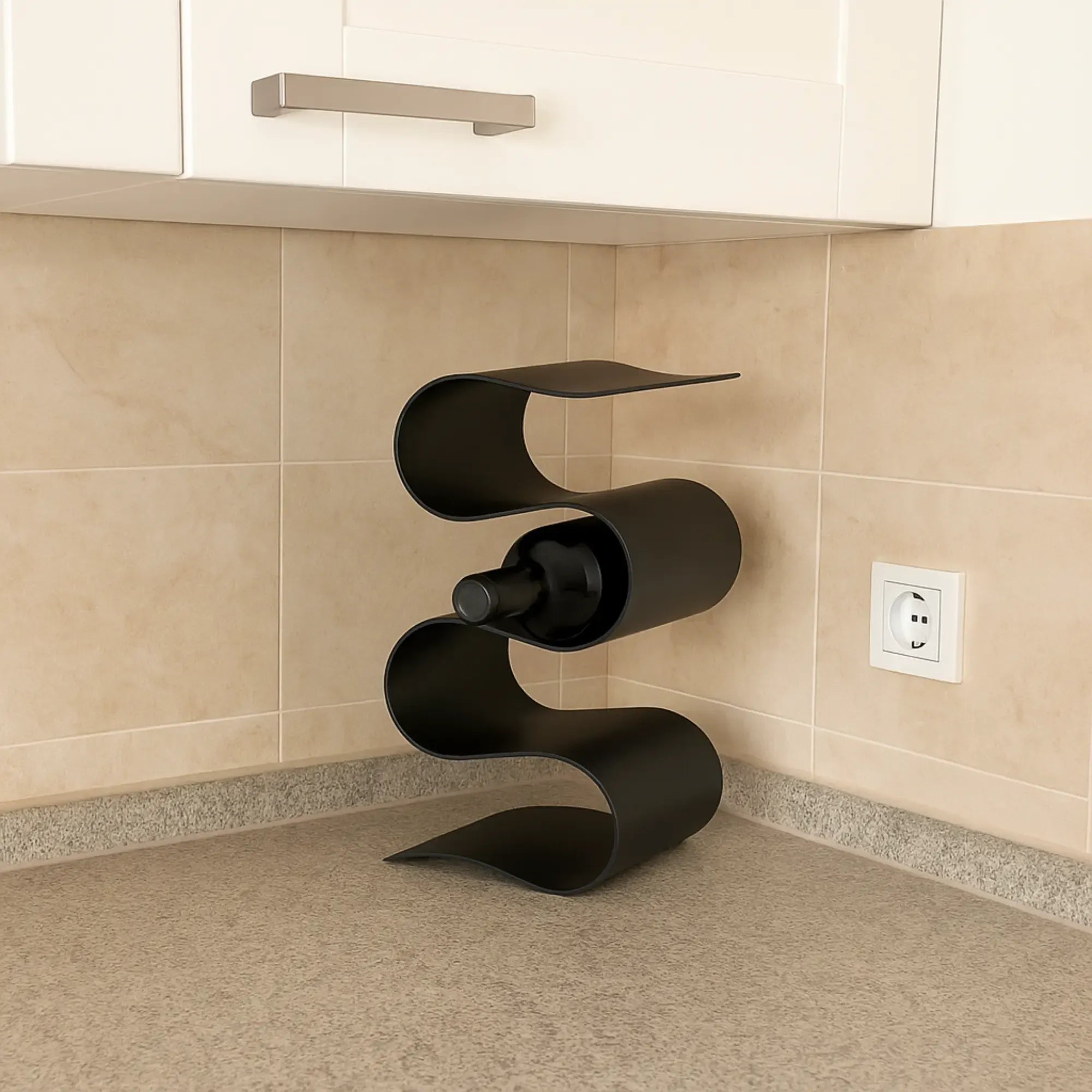 Weinregal - für den Tisch - Dekorative Flaschenaufbewahrung Desir