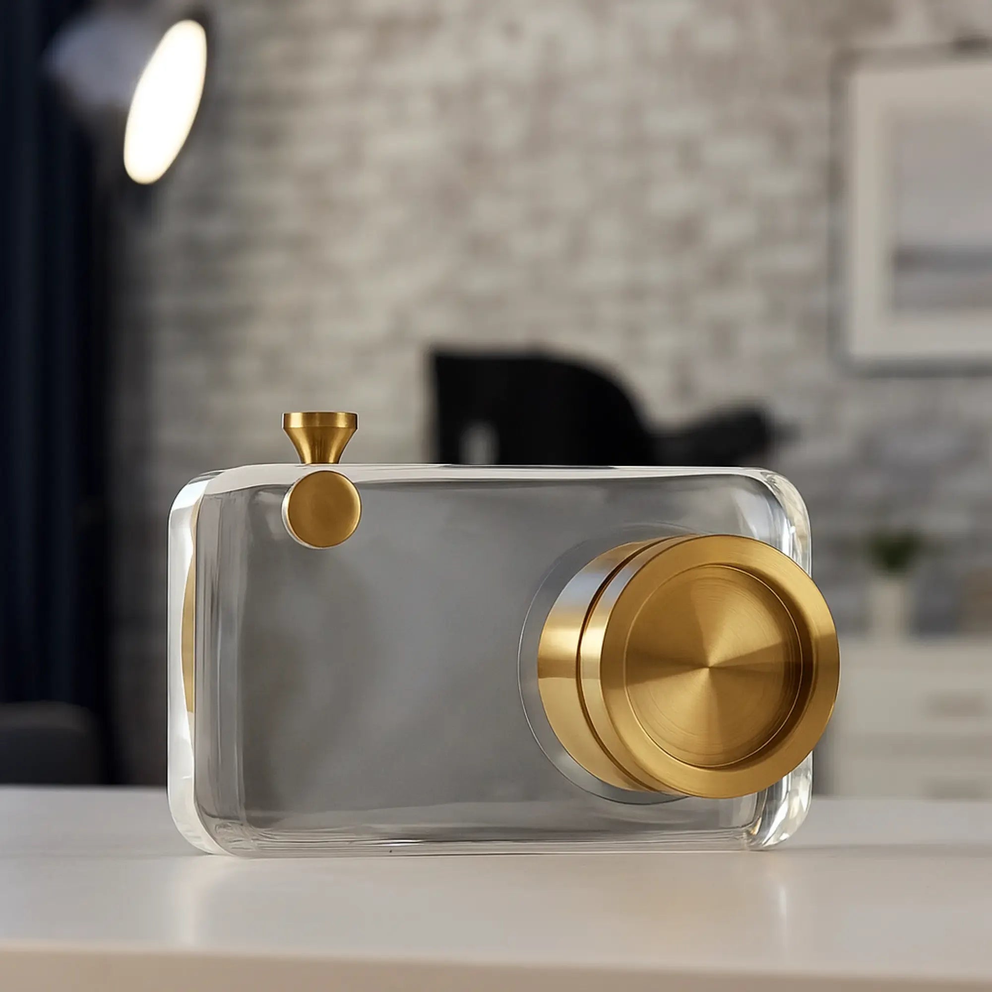 Dekoobjekt - Kristalline Objekt-Skulptur Optica Aurea Default Title