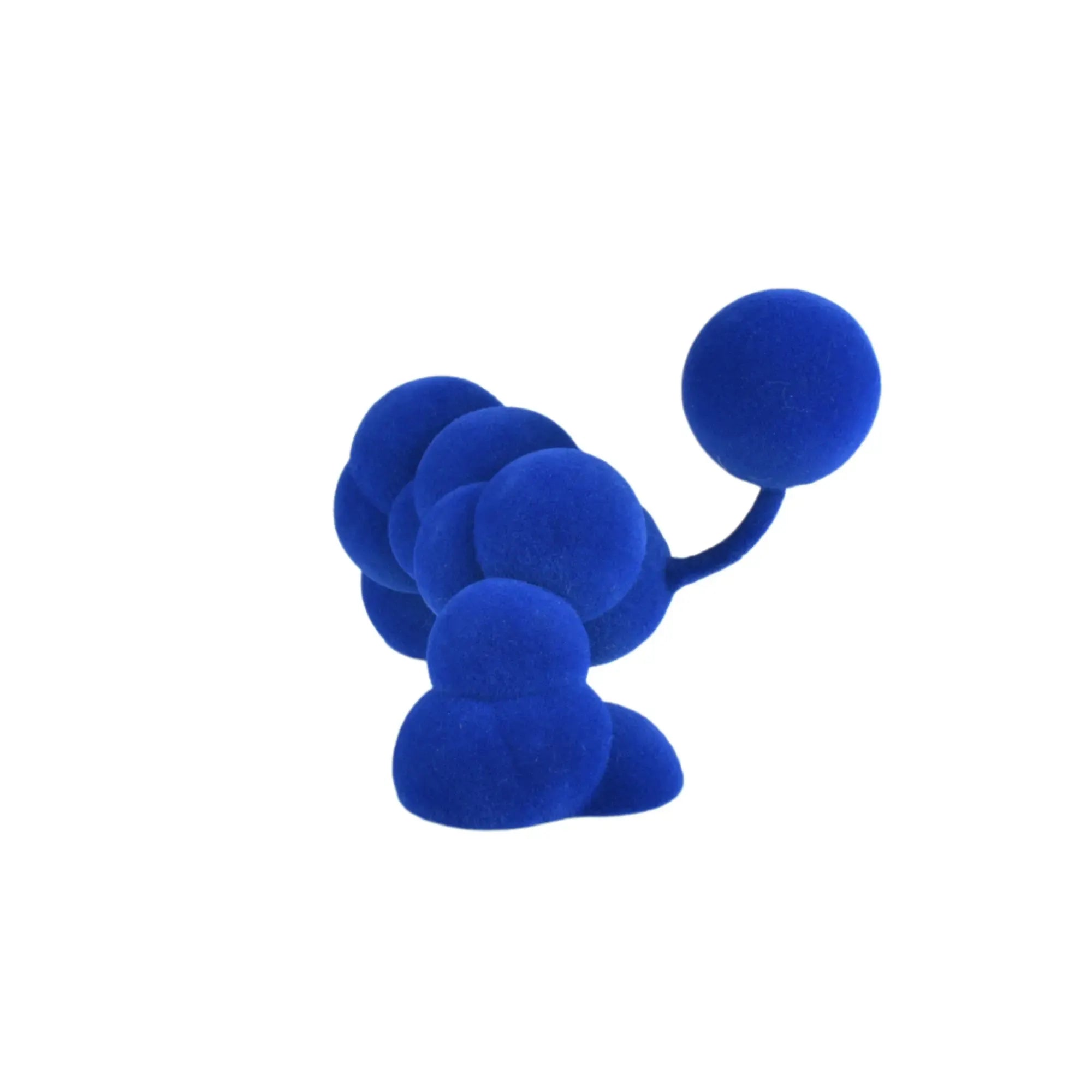 Samtfigur - beflockt - Einzigartiges Deko-Objekt Dekofigur Velvet Abstrakt