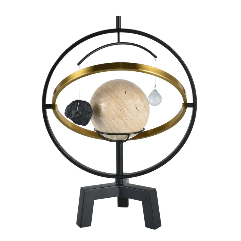 Dekoobjekt - Atmosphere Tisch-Globus - Moderne Abstrakte Dekokugel AstraCosmo