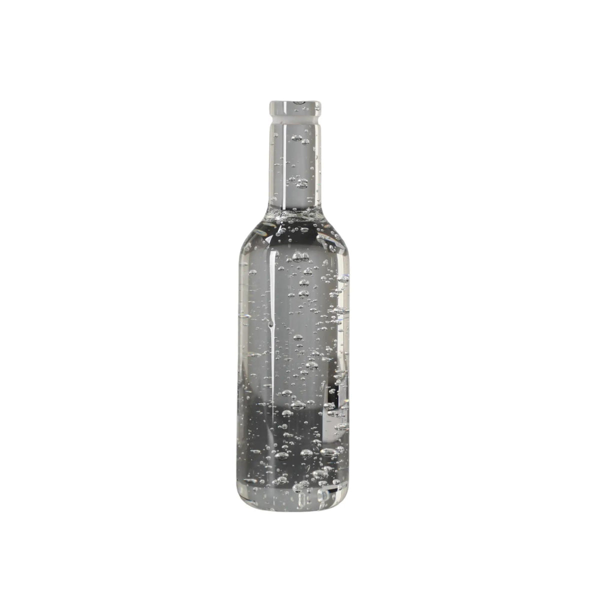 Dekoobjekt - Deko Kristallflasche - Skulpturale Kristallflasche Ampulla Aeria