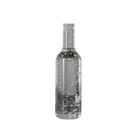 Dekoobjekt - Deko Kristallflasche - Skulpturale Kristallflasche Ampulla Aeria