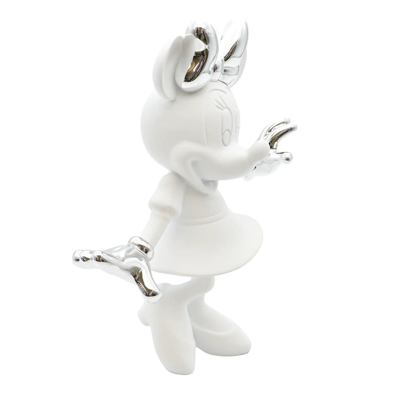 Zeichentrickfigur - Lachende Goldene Minnie Maus Sammlerstück - wel.Minnie Mouse