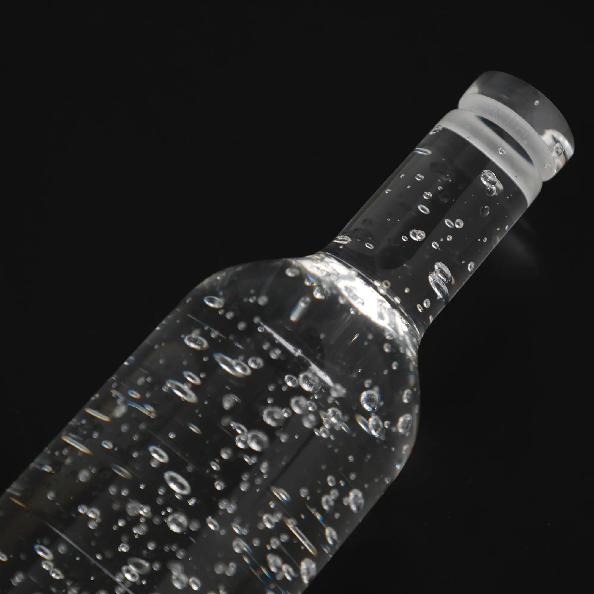 Dekoobjekt - Deko Kristallflasche - Skulpturale Kristallflasche Ampulla Aeria Default Title