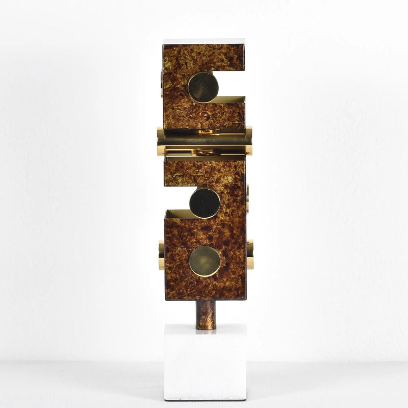 Skulptur - mit Goldakzenten - Designobjekt edle Dekoration Skulptur Seguro