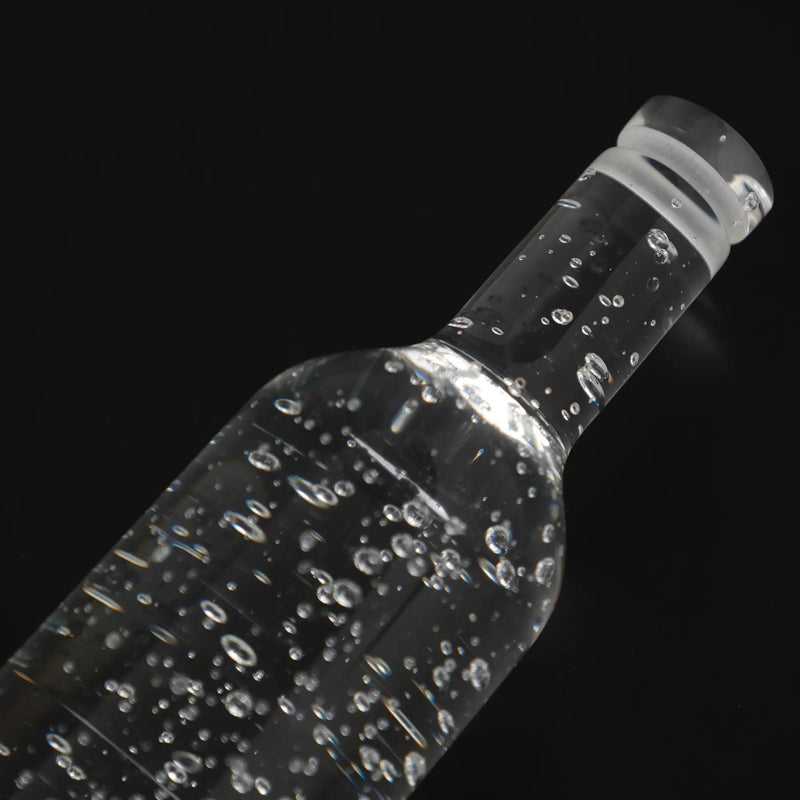 Dekoobjekt - Deko Kristallflasche - Skulpturale Kristallflasche Ampulla Aeria