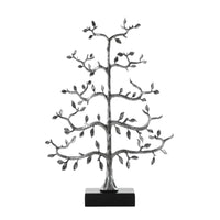 Dekoobjekt - Lebensbaum - Dekobaum auf Marmorgestell Metallbaum Miraculeux