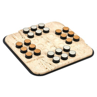 Tischspiel - Solitär-Spiel - Luxus Tic-Tac-Toe Brettspiel Ludus Magnus