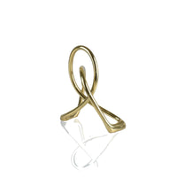 Dekoobjekt - Goldfarben - Knoten Deko-Objekt Tischdekoration Modern Golden Flow