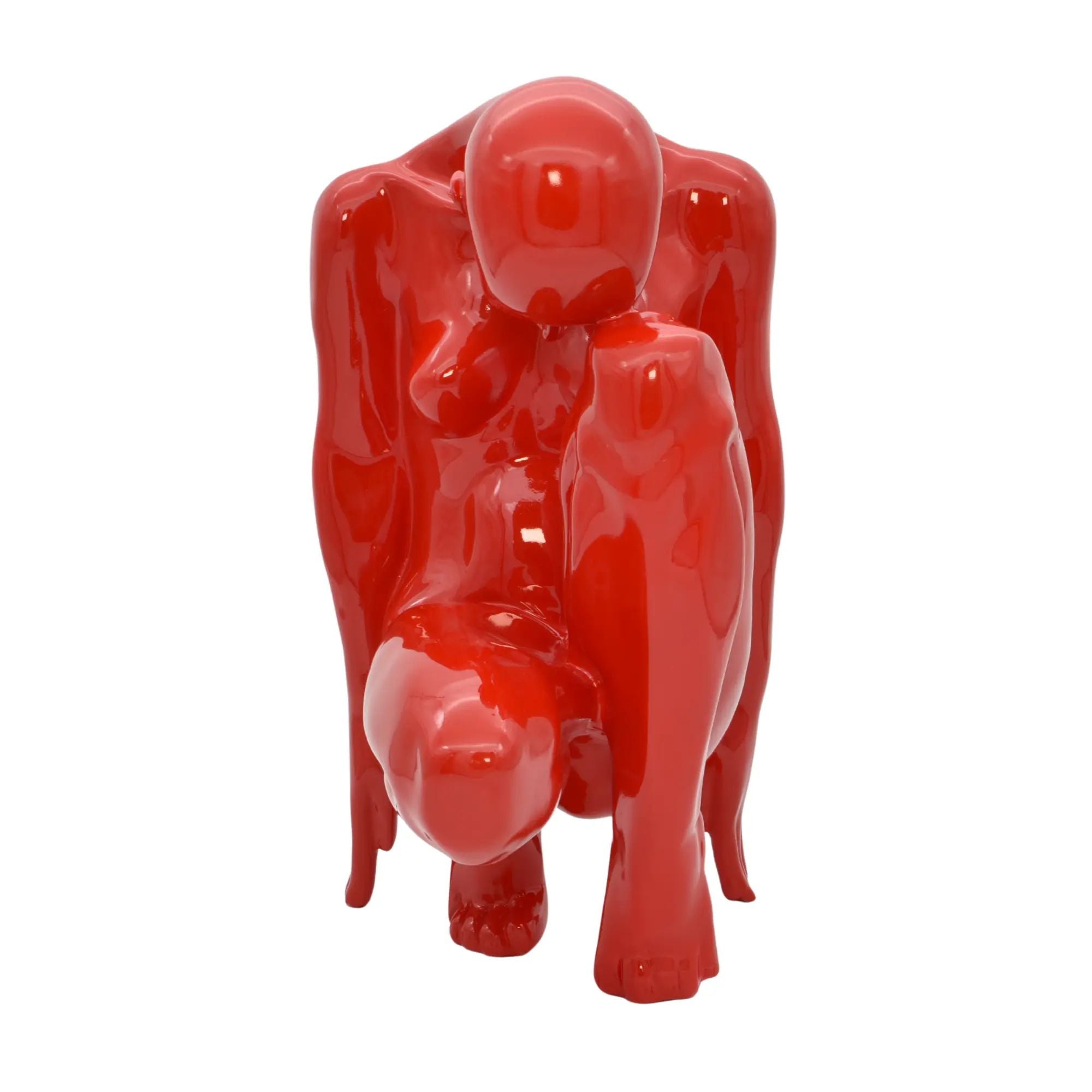 Frauenfigur - Frauenfigur Abstrakte Hochglanz Statue Figura Rubra Default Title