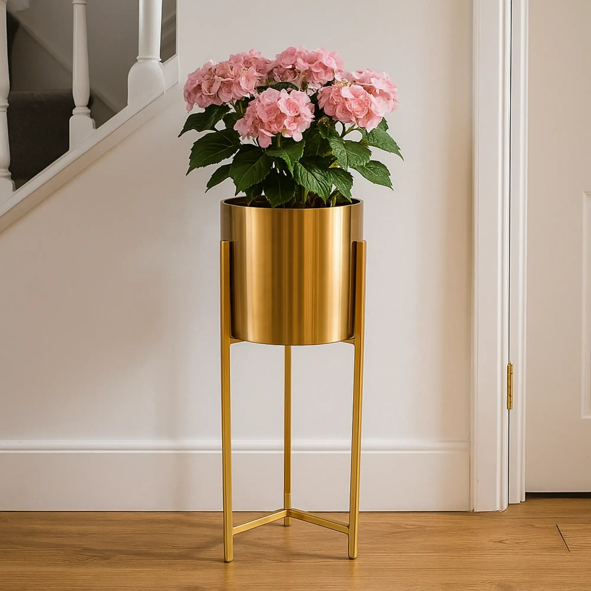 Übertopf - mit Gestell auf 3 Füßen - Pflanzgefäß hoch 25cm Durchmesser Airone