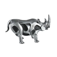 Tierfigur - Nashorn - Edle Deko-Skulptur Design Deko-objekt Brass Guardian