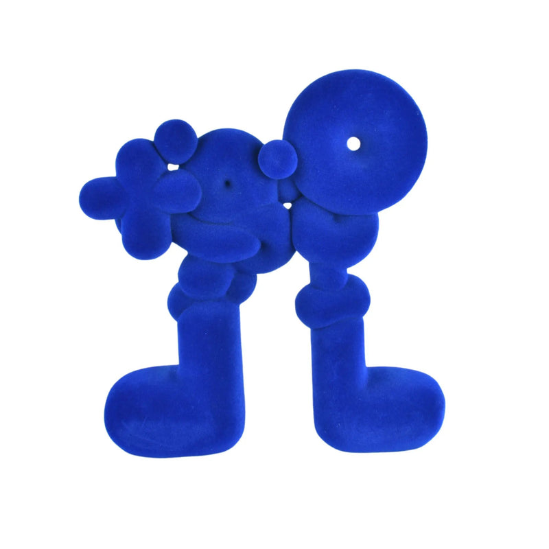 Samtdeko - TicTacToe-Figur - Deko-Objekt Pop-Art Dekofigur aus Samt Marino
