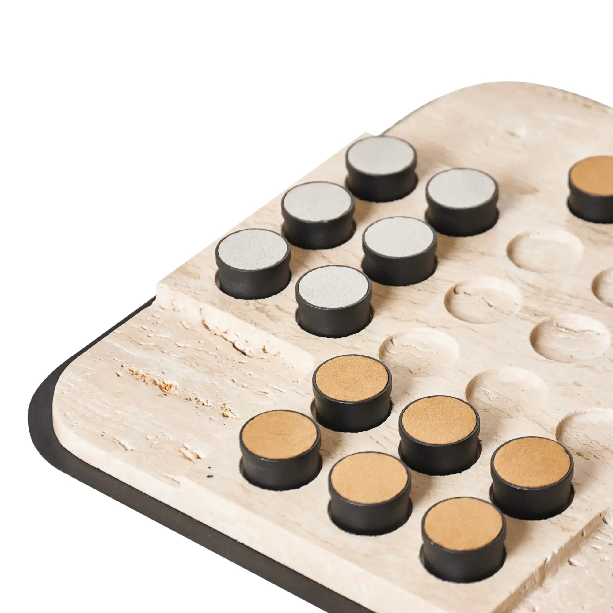 Tischspiel - Solitär-Spiel - Luxus Tic-Tac-Toe Brettspiel Ludus Magnus