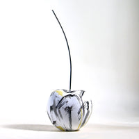 Kirschfigur - Deko-Objekt Kirsche – Tisch-Obst-Dekor – Pop-Art Obst Skulptur – Bianca