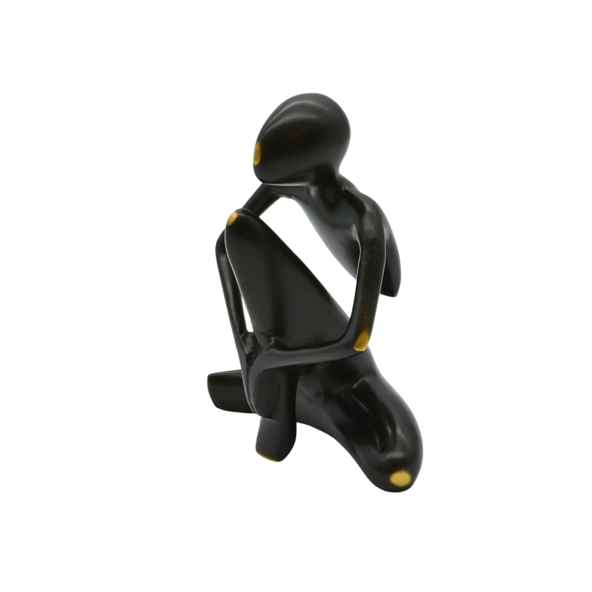 Dekofigur - Abstrakte Denkerfigur - Abstrakte Skulptur Meditative Beobachterfigur Contemplatio Default Title