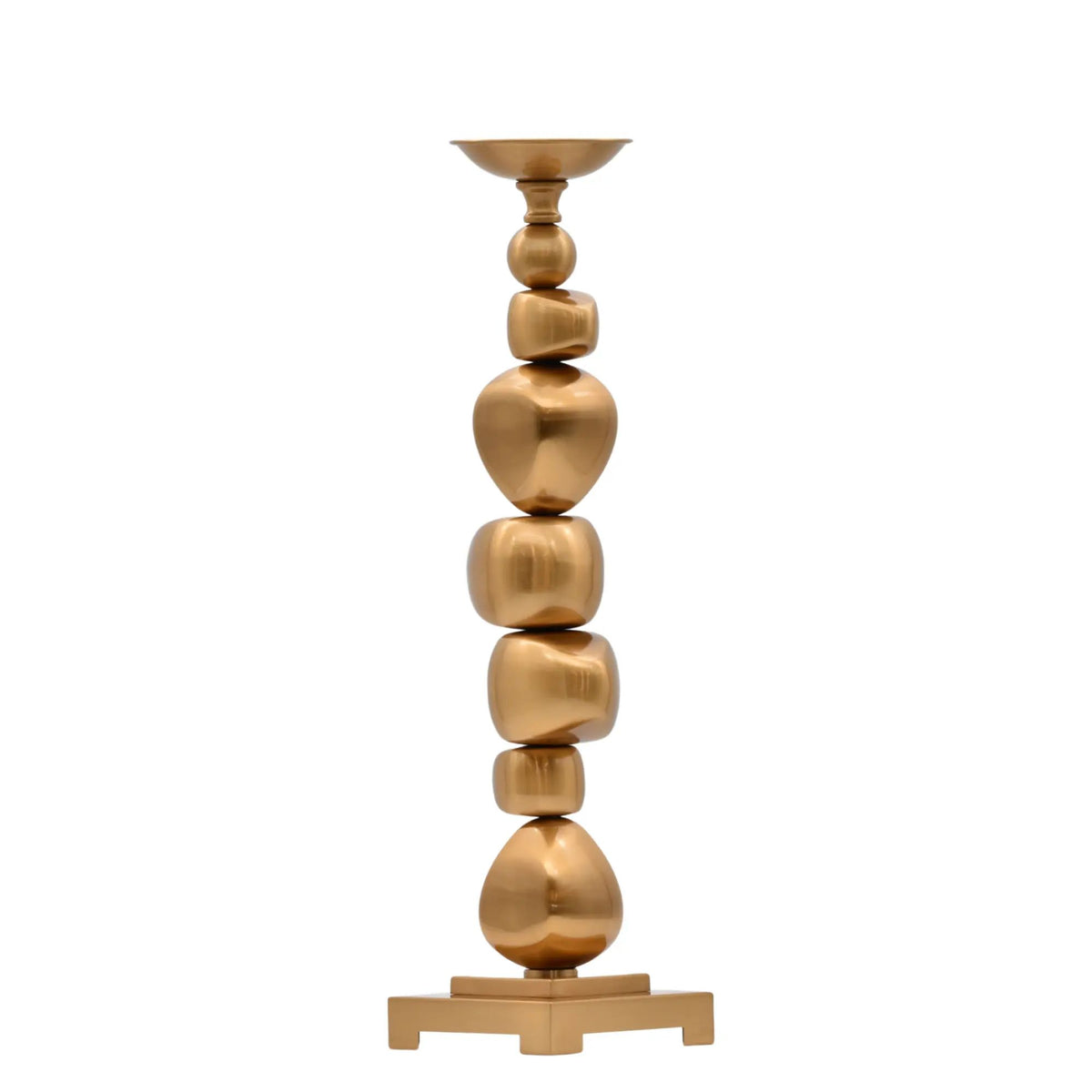Kerzenständer - Gold Rund - Design Dekorativer Kerzenhalter CantoGold