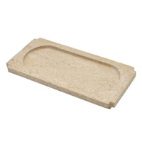 Marmortablett - rechteckig - Deko-Tablett Marmorplatte Rona