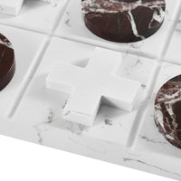 Tischspiel - Tic-Tac-Toe-Spiel - Designspiel Drei Gewinnt Marmortischspiel TicTacToe