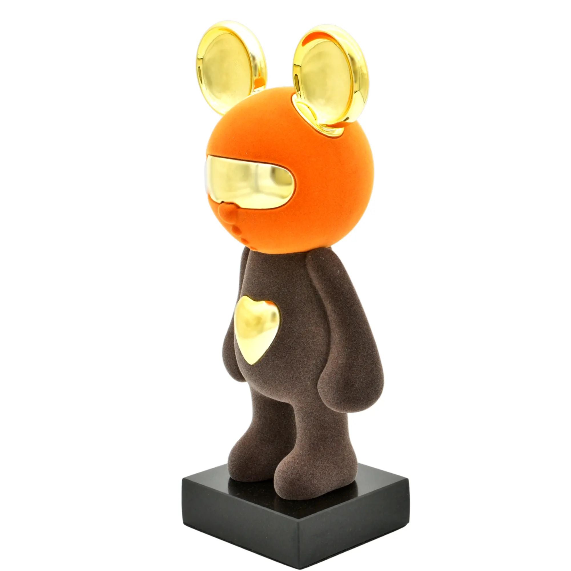 Sammlerfigur - Pop-Art Figur Mickey Mouse Comic Skulptur Goldie Maus Nan
