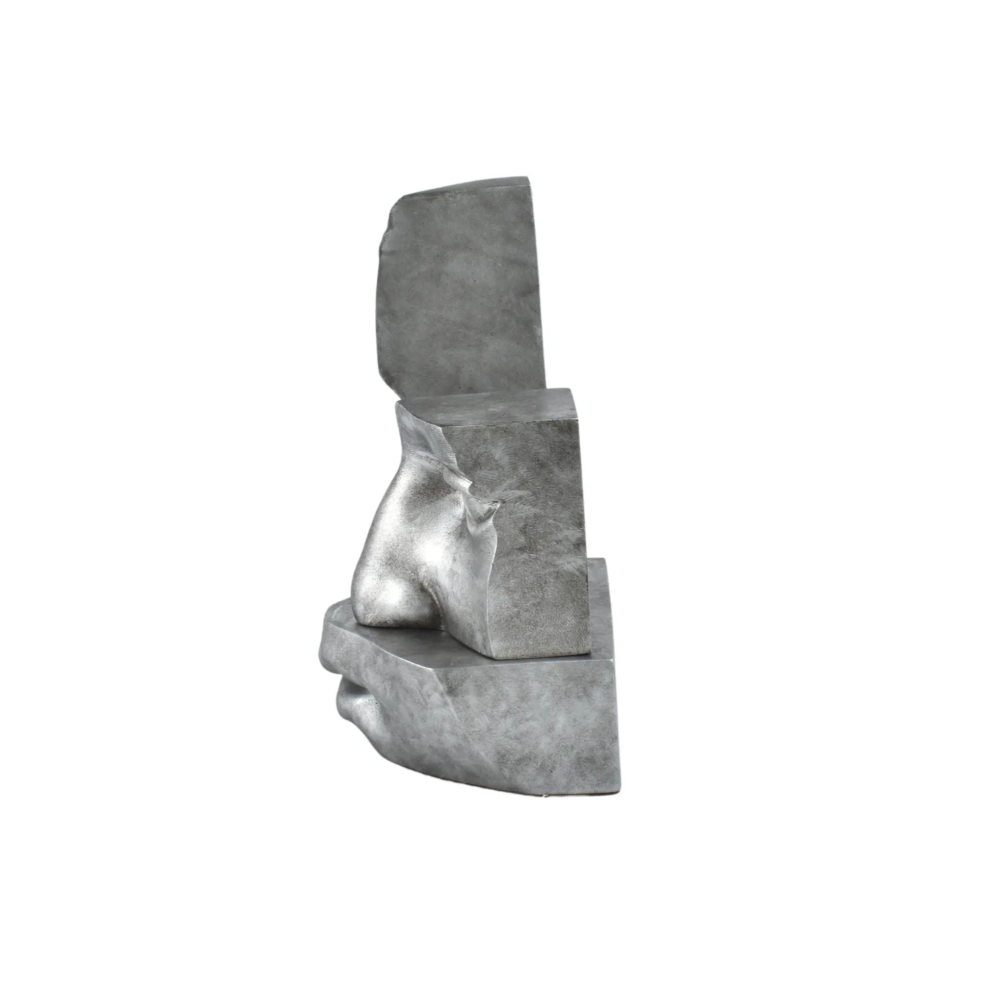 Steingesicht - Steinoptik - Deko Gesichtsskulptur Kopf Dekoration Stonehenge Default Title