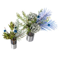 Edelstahlvase - Urban-Loft - Trockenblumenvase Metallic Loft