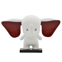 Cartoonfigur - Deko Skulptur Pop‑Art Jumbo Elefant Große – Art-Toy – Deko‑Objekt Elephas Dumbo