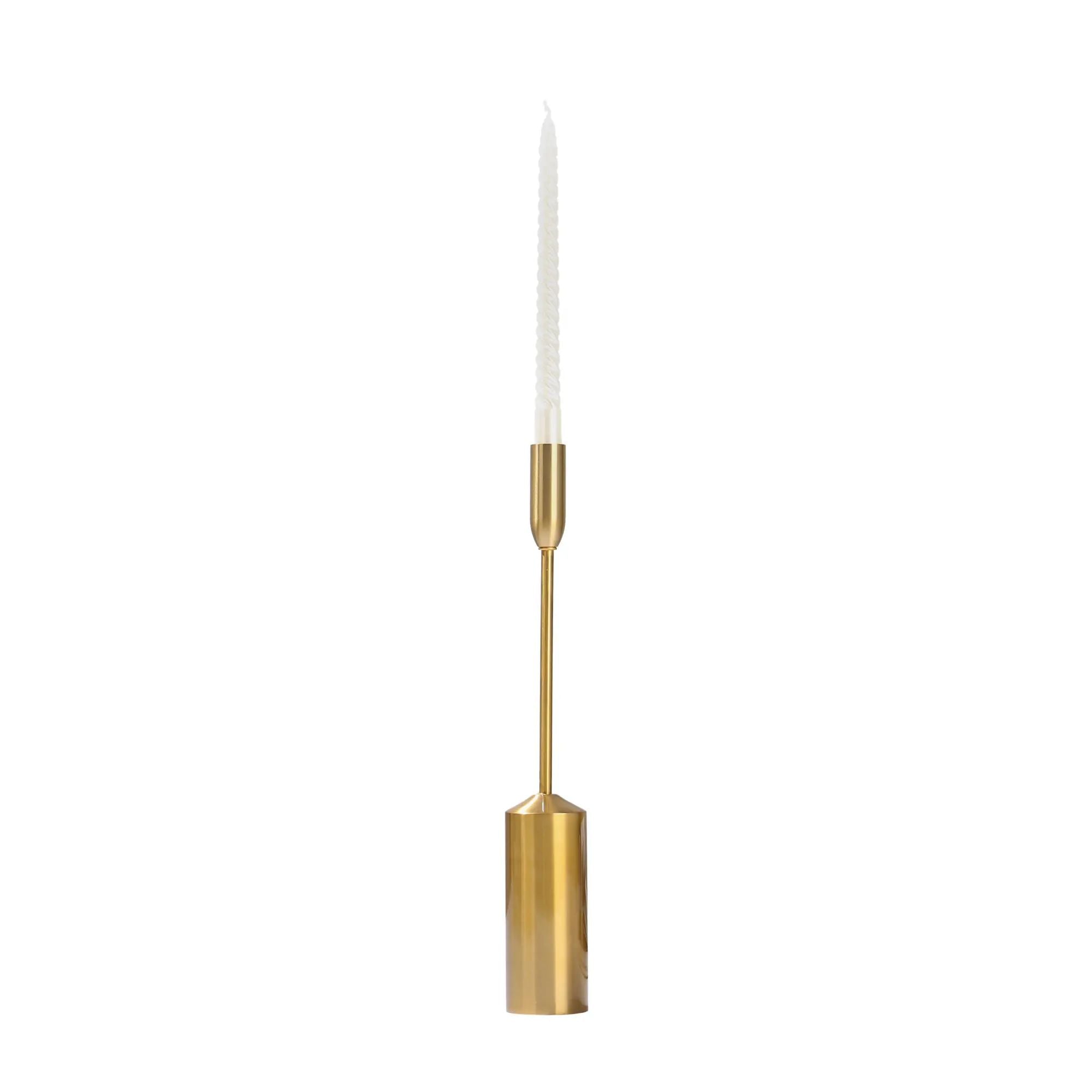 Kerzenständer-Set - für Dünne und Dicke Kerzen - Design-Set Kerzenleuchter Versatil Antikgold