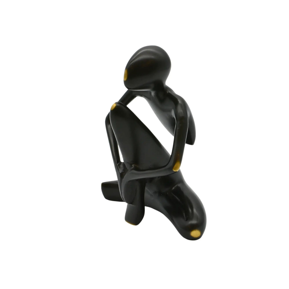 Dekofigur - Abstrakte Denkerfigur - Abstrakte Skulptur Meditative Beobachterfigur Contemplatio