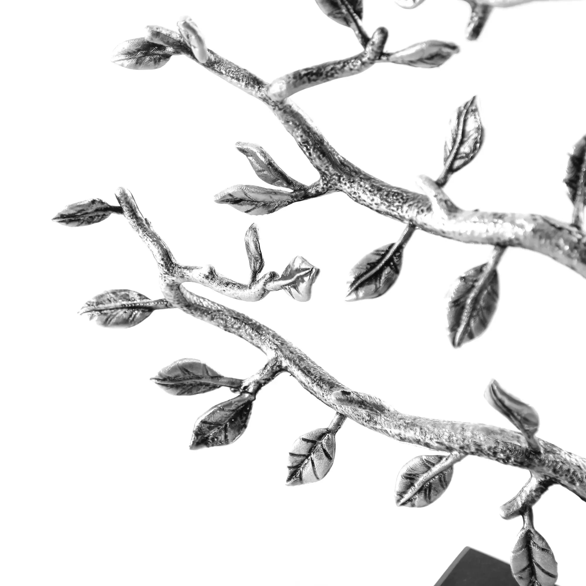 Dekoobjekt - Lebensbaum - Dekobaum auf Marmorgestell Metallbaum Miraculeux Default Title