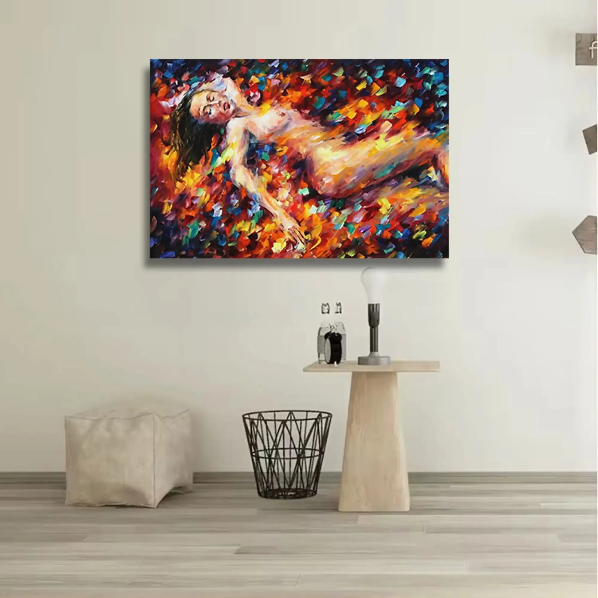 Großes Gemälde - Feuer der Seele