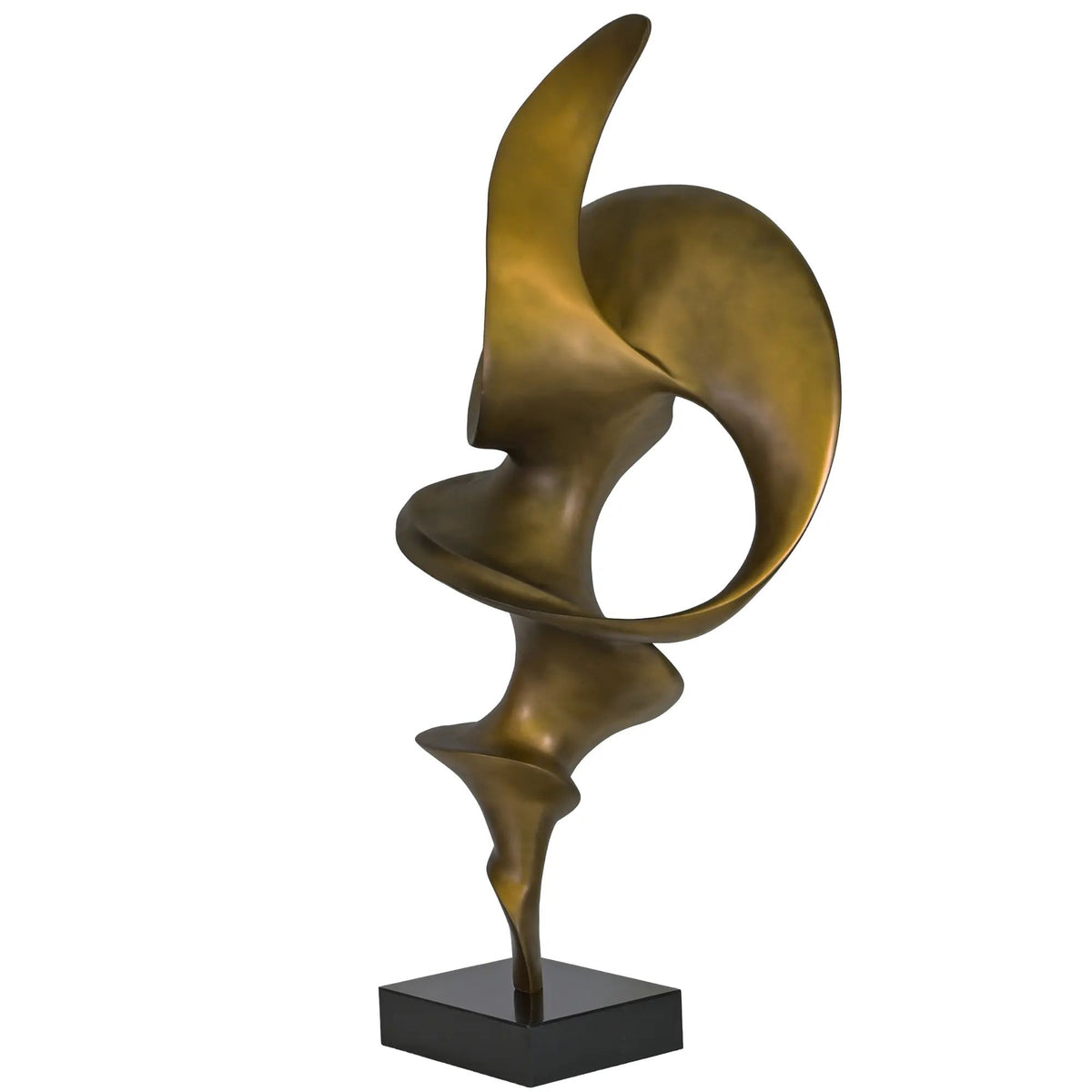 Dekoskulptur - Abstraktes Designer Objekt - Skulptur Moderne Wellen-Spirale Ondula Aeterna