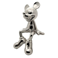 Zeichentrickfigur - Silbener glänzender Micky Maus Sammlerstück - wel.Mickey Mouse