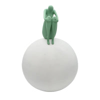 Dekofigur - Abstrakte Skulptur Statement-Figur Sisyphos Orbis