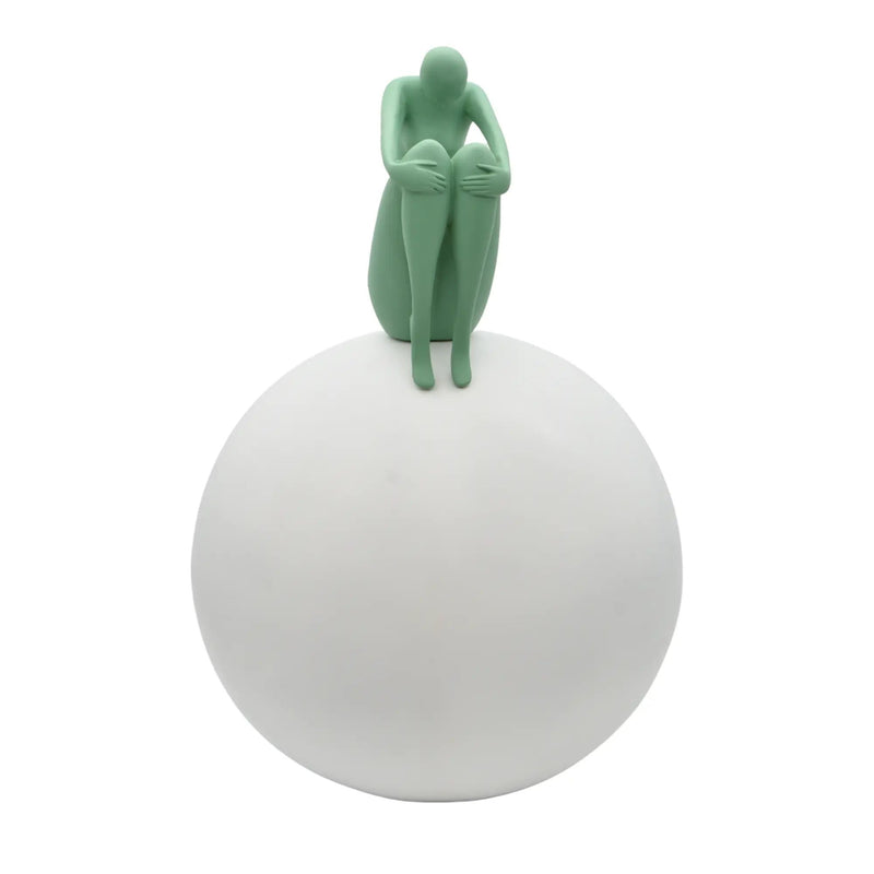 Dekofigur - Abstrakte Skulptur Statement-Figur Sisyphos Orbis