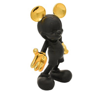 Zeichentrickfigur - Lachender Goldener Micky Maus Sammlerstück - wel.Mickey Mouse
